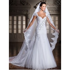 Прекрасное свадебное платье русалка